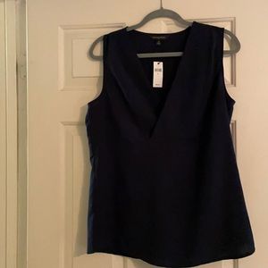 NWT Banana Republic sleeveless navy top